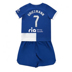 Atletico Madrid Antoine Griezmann #7 Replika Babytøj Udebanesæt Børn 2023-24 Kortærmet (+ Korte bukser)